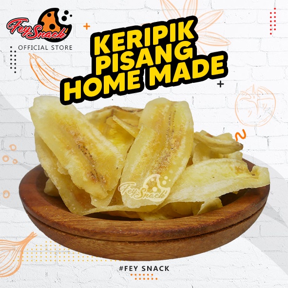 

Keripik Pisang Asin 500gram - Fey Snack