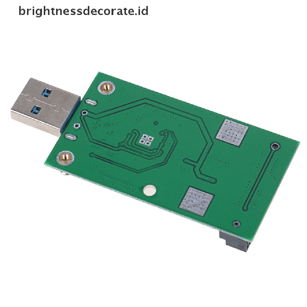1 Pc Kartu Adaptor Konveter Eksternal SSD PCBA Mini USB 3.0 Ke PCIE mSATA