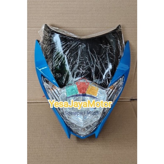 KEDOK LAMPU DEPAN SATRIA FU FACELIFT WARNA BIRU / REFLEKTOR LAMPU DEPAN FU FACELIFT BIRU