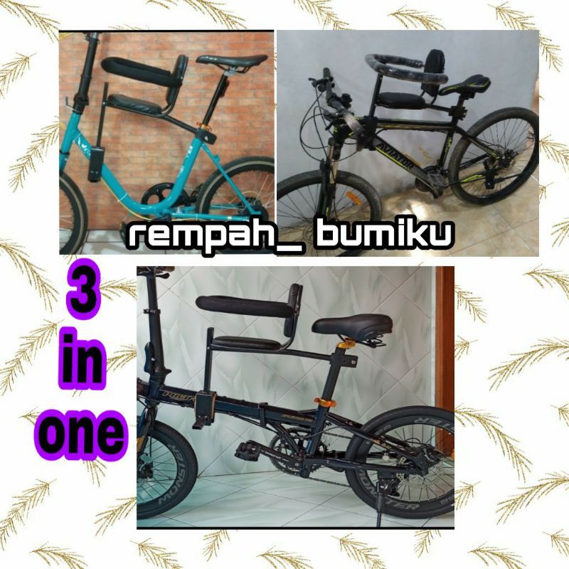 Boncengan depan sepeda mtb / boncengan depan sepeda lipat