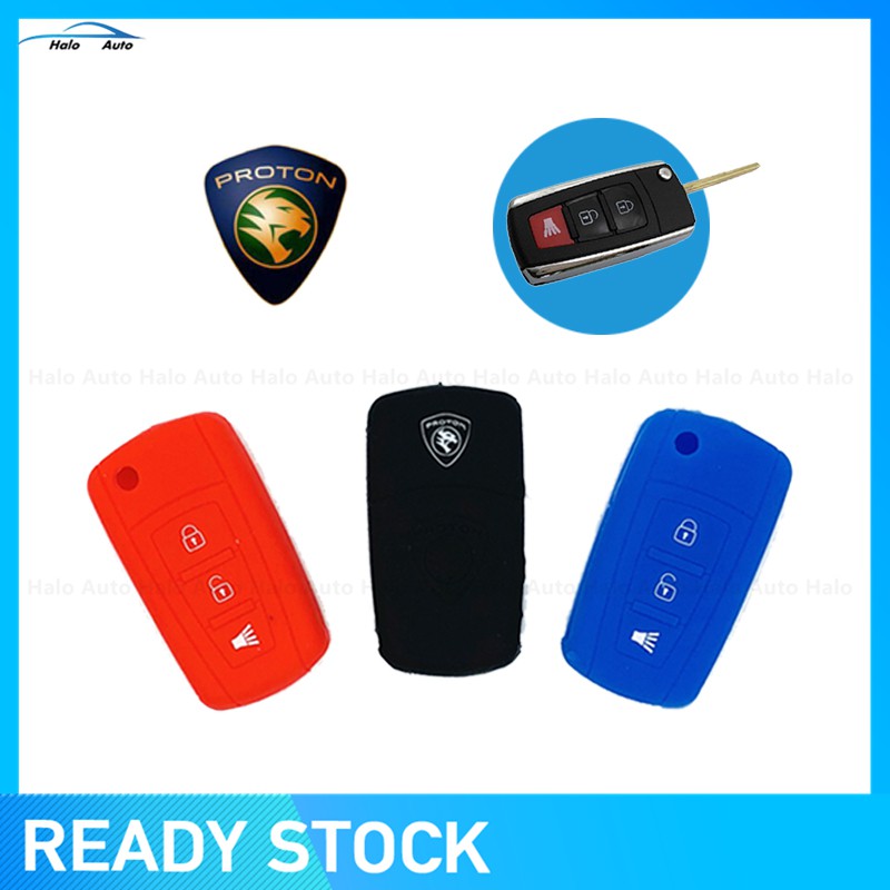 Case Cover Kunci Mobil Bahan Silikon untuk Remote Tombol Proton exora 3