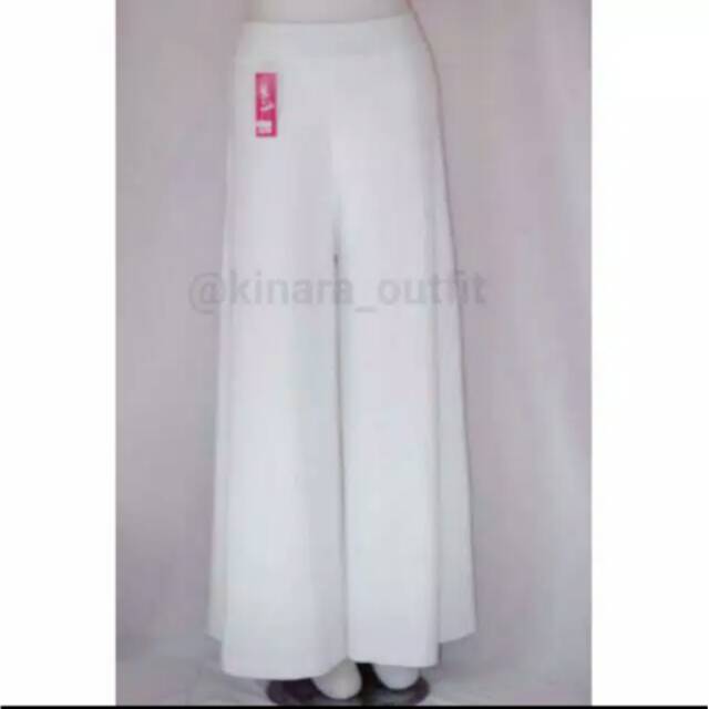 Celana panjang kulot wanita putih murah