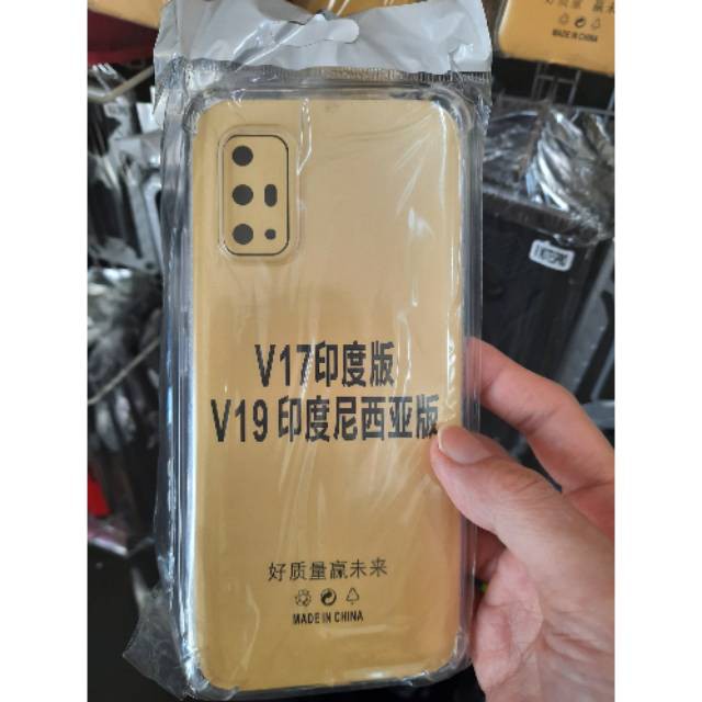 Anticrack Vivo V19 V20 V20 SE Silikon Case Bening Lembut Transparan Lentur Lembut Case Softcase