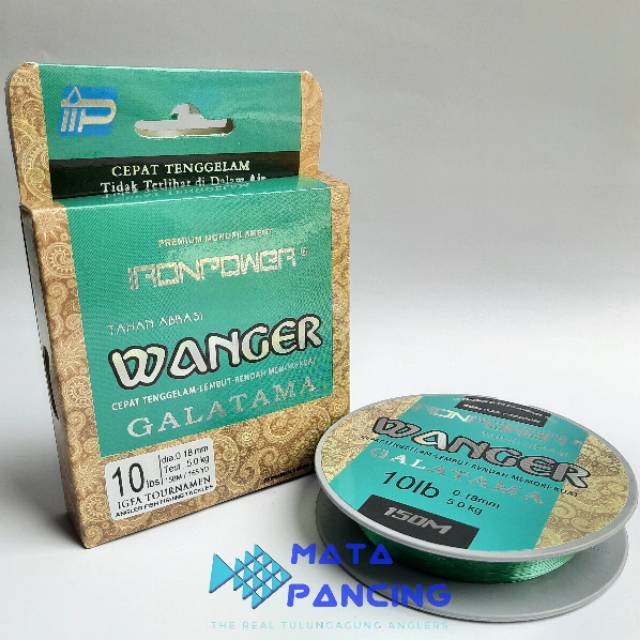 Senar pancing iron power wanger dan iron power unions 150m monofilament