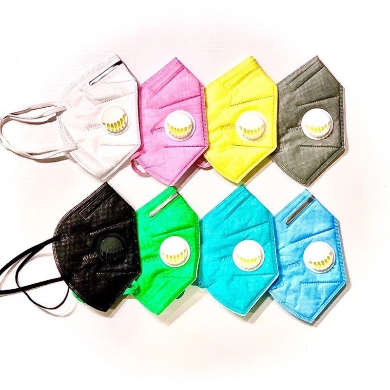 ✿ELYSABETHME✿ masker kn95 respirator tebal dengan kawat medis anti kuman virus