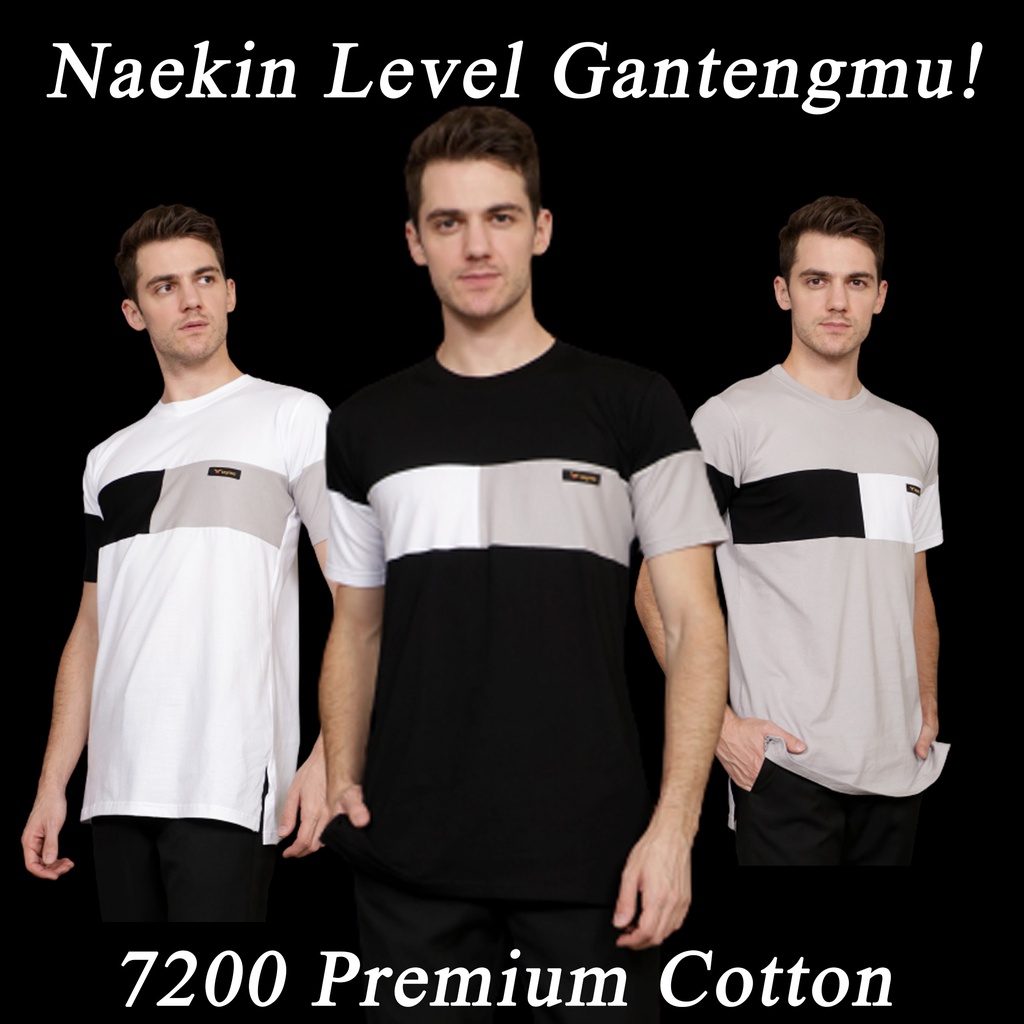 Kaos Pria Keren | Kaos Cowok Keren | Kaos Cotton Combed 24s | Kaos Longline | Longline Duo by Tayma