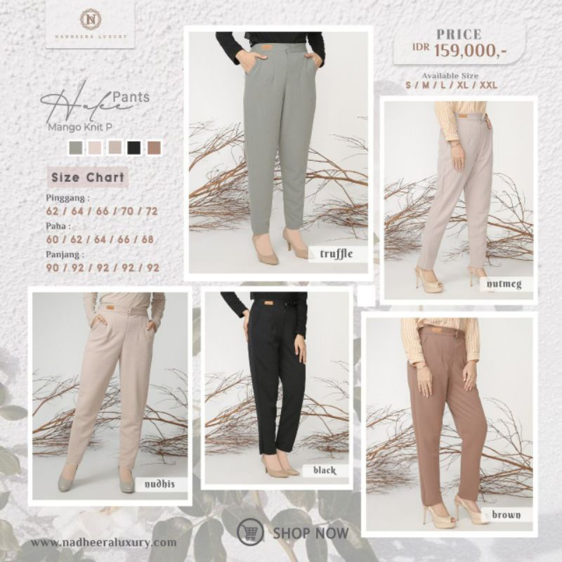 Halee Pants Nadheera Luxury