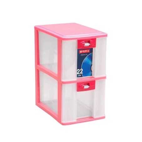 Rak CD Susun 2 Pressa PR 22 Lion Star Box Container Kotak Obat Plastik Box Container Plastik