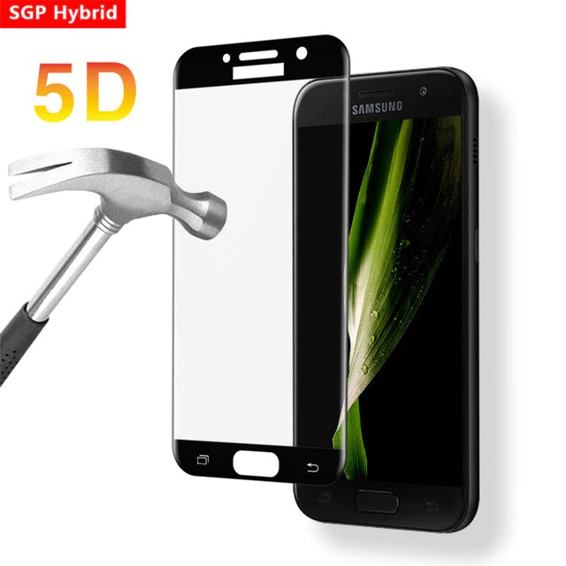 Tempered Glass 5D Samsung J7 Prime Full Lem Full Cover Full Glue Antigores Kaca 5Dimensi Screenguard