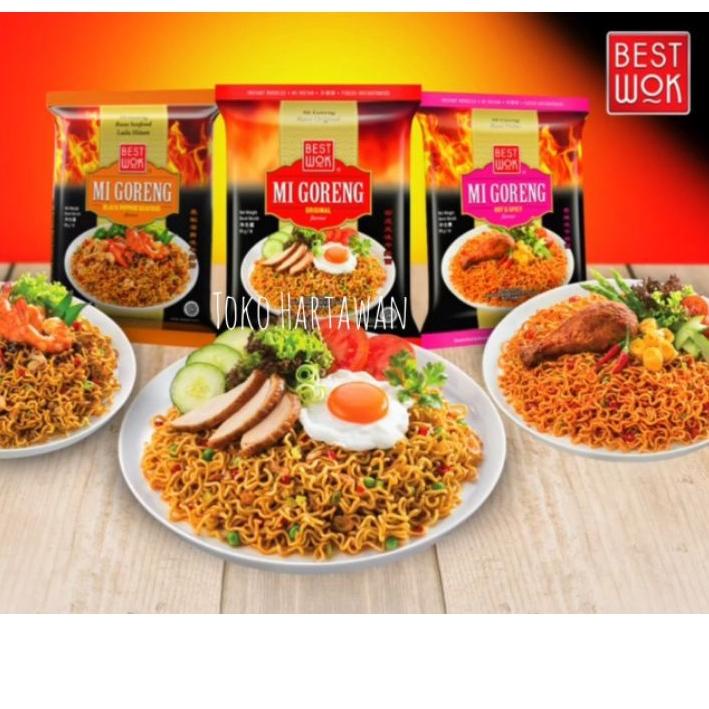 

♖ Best wok mie goreng (5pc) 3 varian rasa(NEW)Black pepper seafood, Original & Spicy produck vyralral