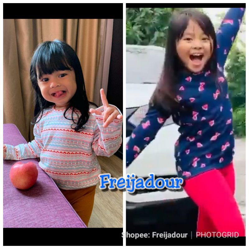 Bebas Pilih Motif Kaos Callysta Keiko Lengan Panjang