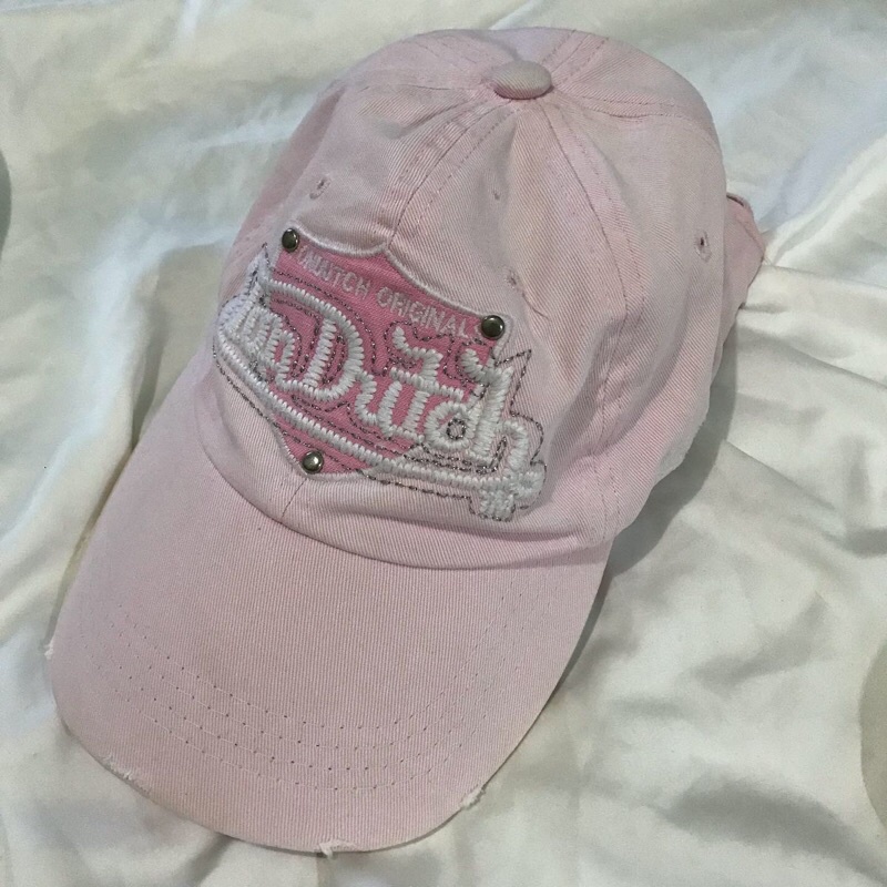 topi Von Dutch original pink cap