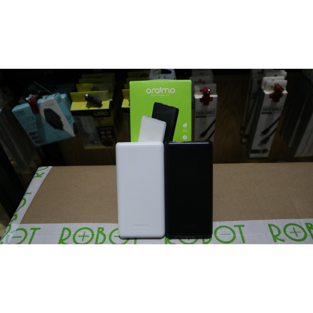 POWERBANK PB ORAIMO OPB-106D 10000 SLIM MAH POLYMER BATTERY TYPE