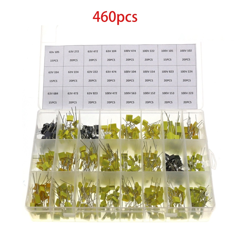 Kapasitor Koreksi btsg 24harga 63V-100V 102J-105J 460PCS Umur Panjang