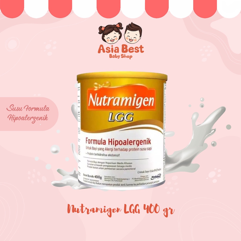 Nutramigen LGG 400 gr - Susu Formula Bayi Hipoalergenik untuk usia 0-12 Bulan