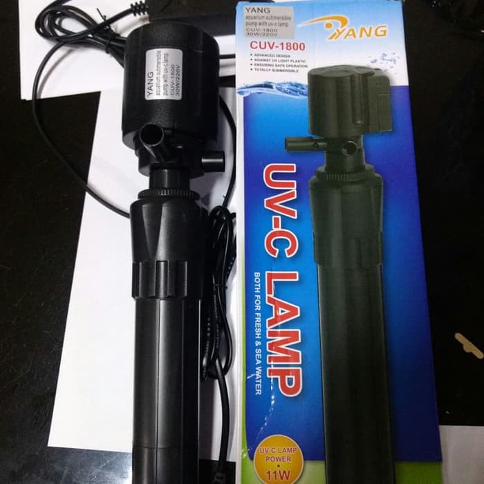 YANG CUV 1800 UVC | Pompa Mesin Filter dengan Timer Control dan Lampu UV