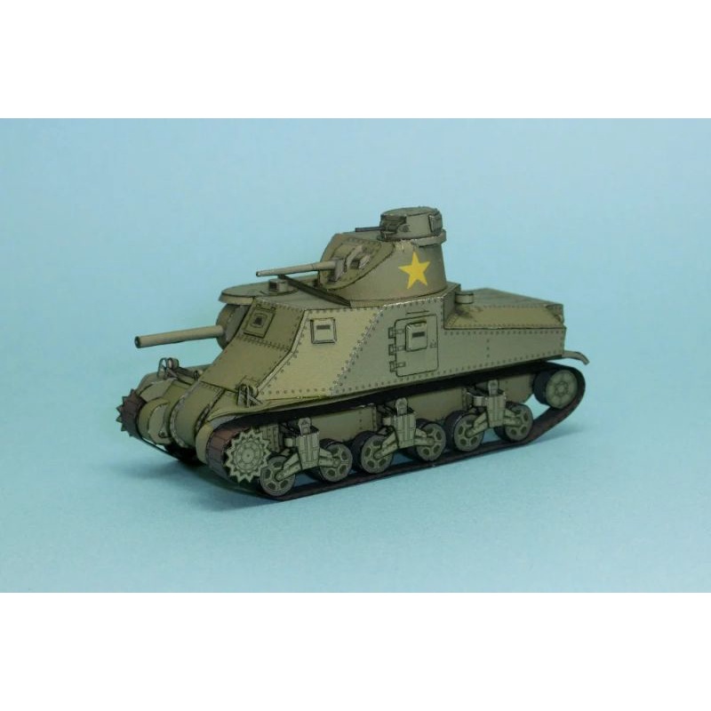 {Terima Jadi} M-3 Lee Tank, Papercraft Tank WW II