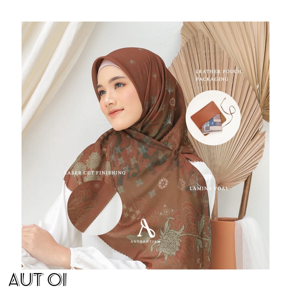 hijab Denay kw Segi Empat Motip Lasercut Printing Premium/ Hijab Voal Motif/HIJAB SEGI EMPAT VOAL PREMIUM MOTIP LASER CUT