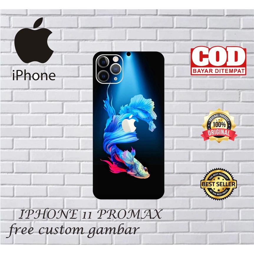 GARSKIN/STICKER HANDPHONE IPHONE 11 PRO MAX CUSTOM