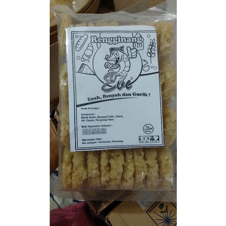 

RENGGINANG EBI ENAK GURIH DAN RENYAH