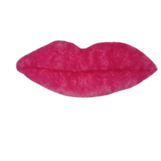 Bantal Bentuk Bibir Bahan Bulu Rasfur