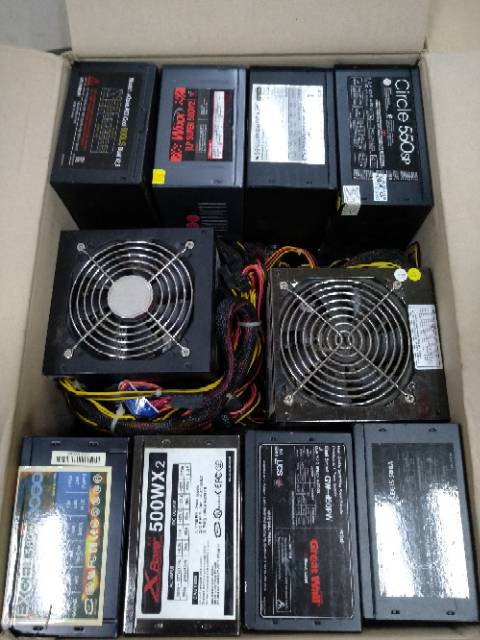 Psu Power Supply Pure 400 - 500Watt 6pin Power VGA Ready