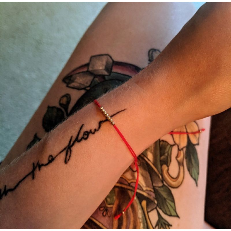 GELANG TALI / GELANG TALI SIMPEL MERAH KEBERUNTUNGAN