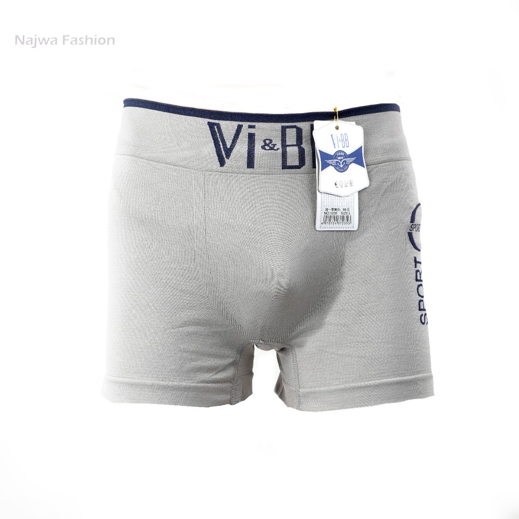 VS - Celana Dalam Pria Boxer POLOS M, L, XL  Celana Boxer Pria Import Premium  Cd Pria Boxer