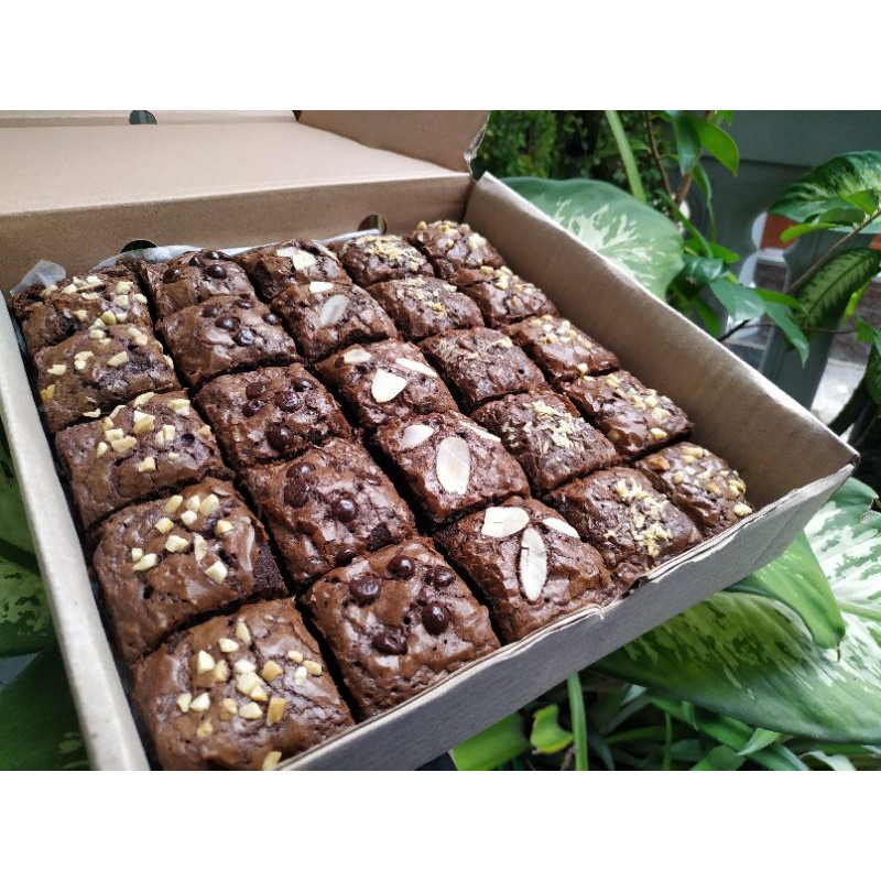 

Fudgy brownies sekat