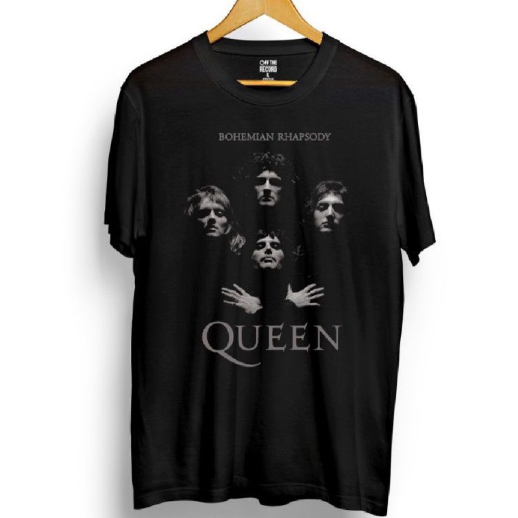 Kaos Band Music Legendaris Queen Bohemian Rhapsody/kaos distro Bandung premium bahan Cotton prima/st