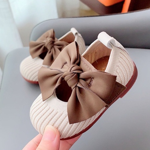 Balet Sepatu Anak Perempuan Flat Shoes Toddler Bayi Pita Ribbon 1 2 Tahun