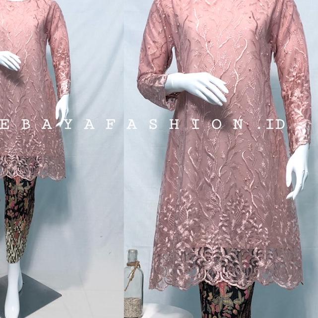 ◌ Kebaya tunik / Tunik Brokat / Kebaya Modern / Kebaya Tile Brokat / Stelan Kebaya Tile Brokat ❁