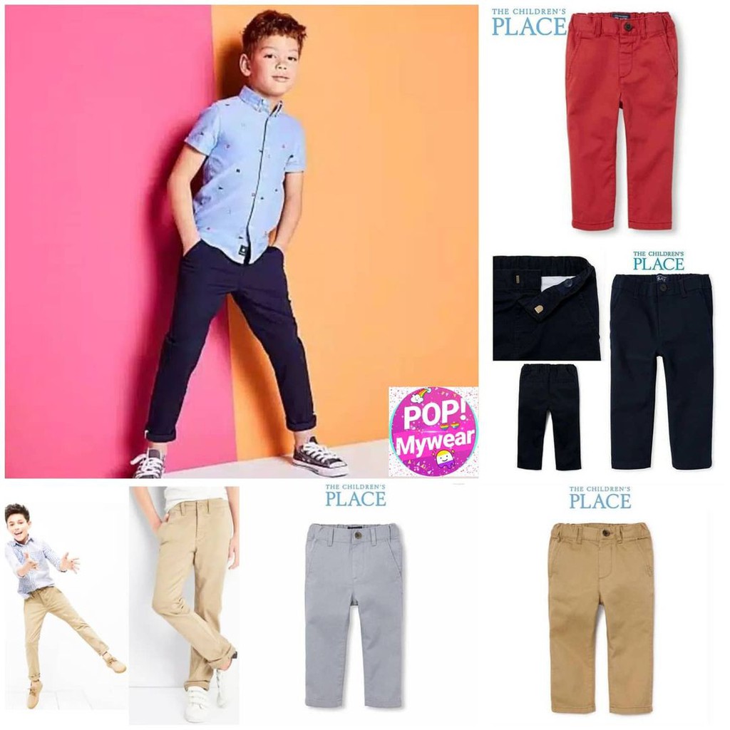 CELANA PANJANG ANAK LAKI LAKI POPMYWEAR PLACE ZARA CHINO BOYS 1-14Y / CELANA CHINO ANAK LAKI LAKI