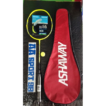 RAKET BADMINTON ORIGINAL ASHAWAY QUANTUM Q7 35LBS MADE IN USA
