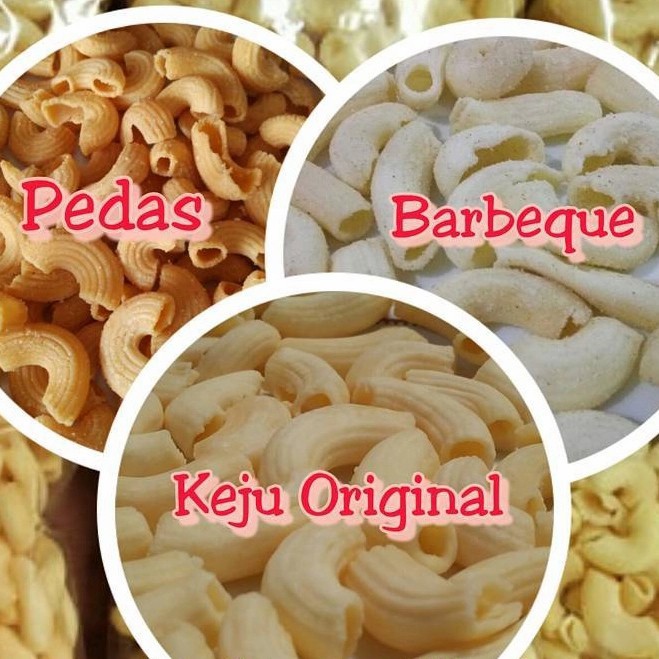 

MAKARONI KEJU CHEESE MACARONI ORIGINAL BBQ PEDAS SNACK JAJANAN SEHAT - Cheese Original 100 GR