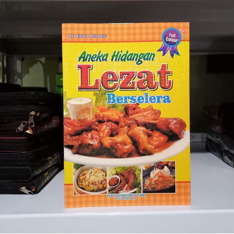 Buku Resep Masakan Bergambar Full Color Disertai Langkah - Langkah