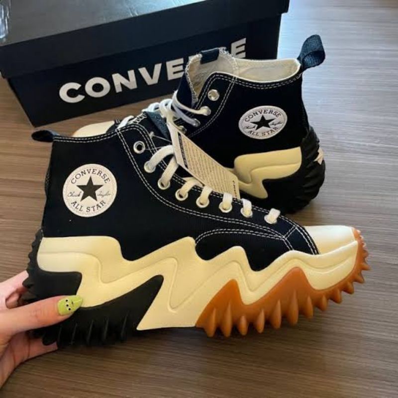 Converse Runstar Hike Motion High Black Unisex Original - New JW Anderson