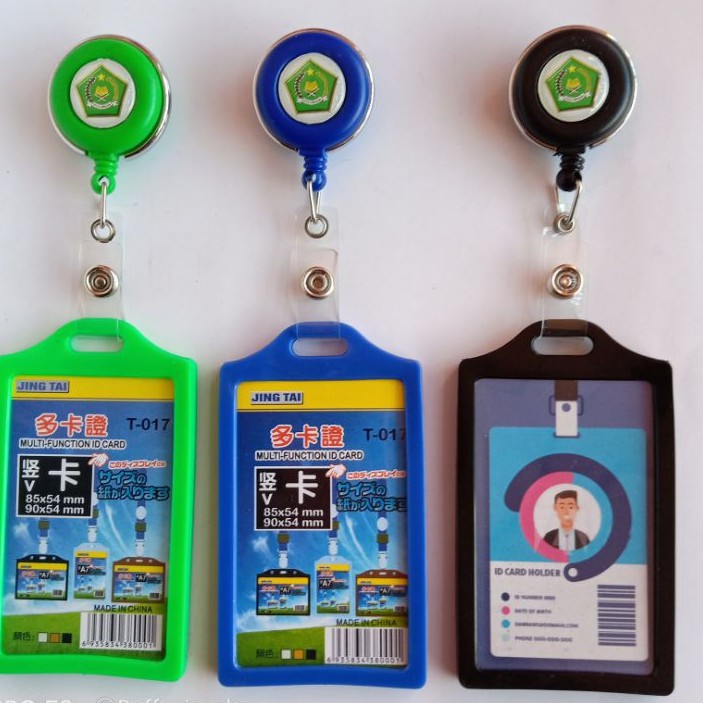 

Kementrian Agama-Depag-Departemen Agama Yoyo Gantungan ID Card-Holder Logo