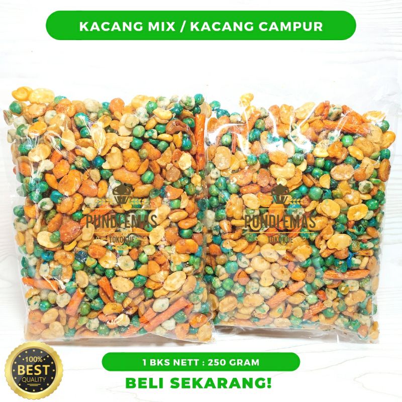 Kacang Mix / Kacang Campur Kiloan 250 Gram