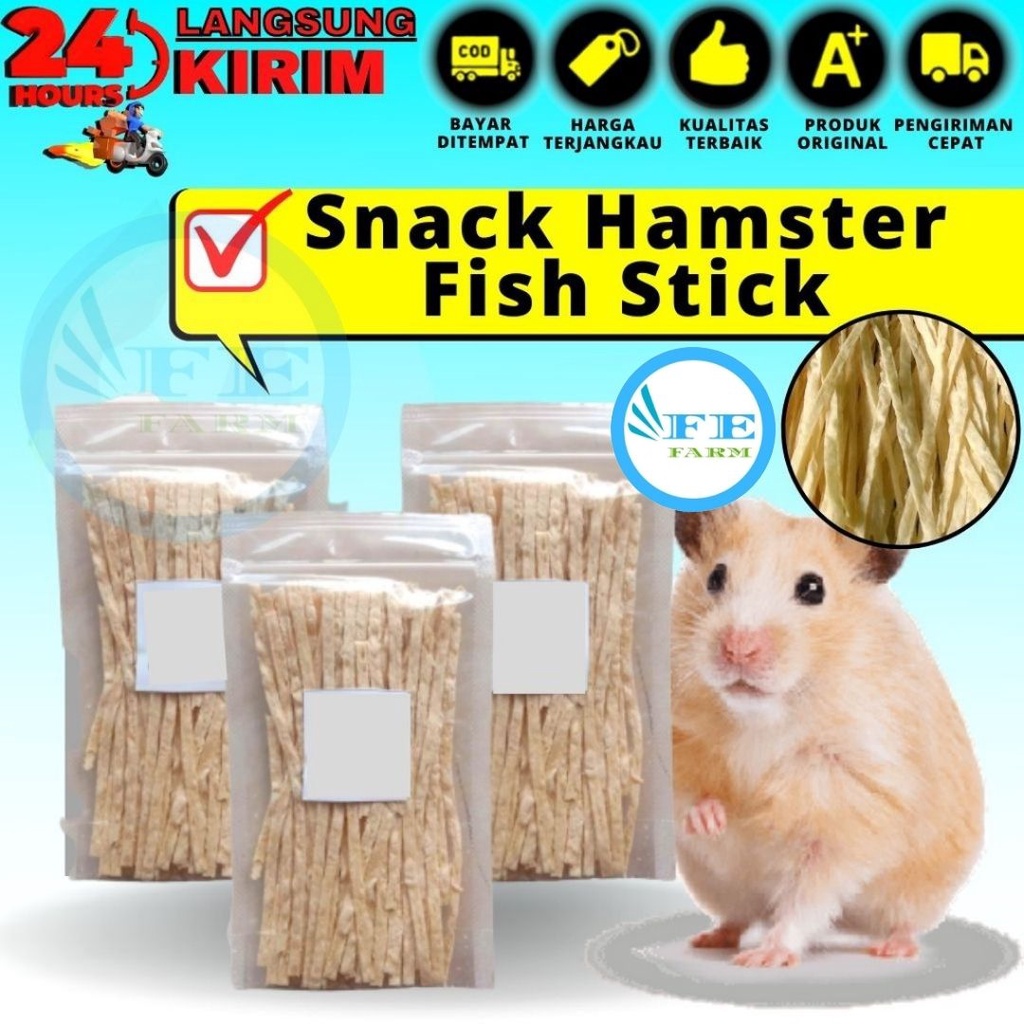 FISH SNACK FAVORIT SUGAR GLIDER KUCING LANDAK MINI FEFARM