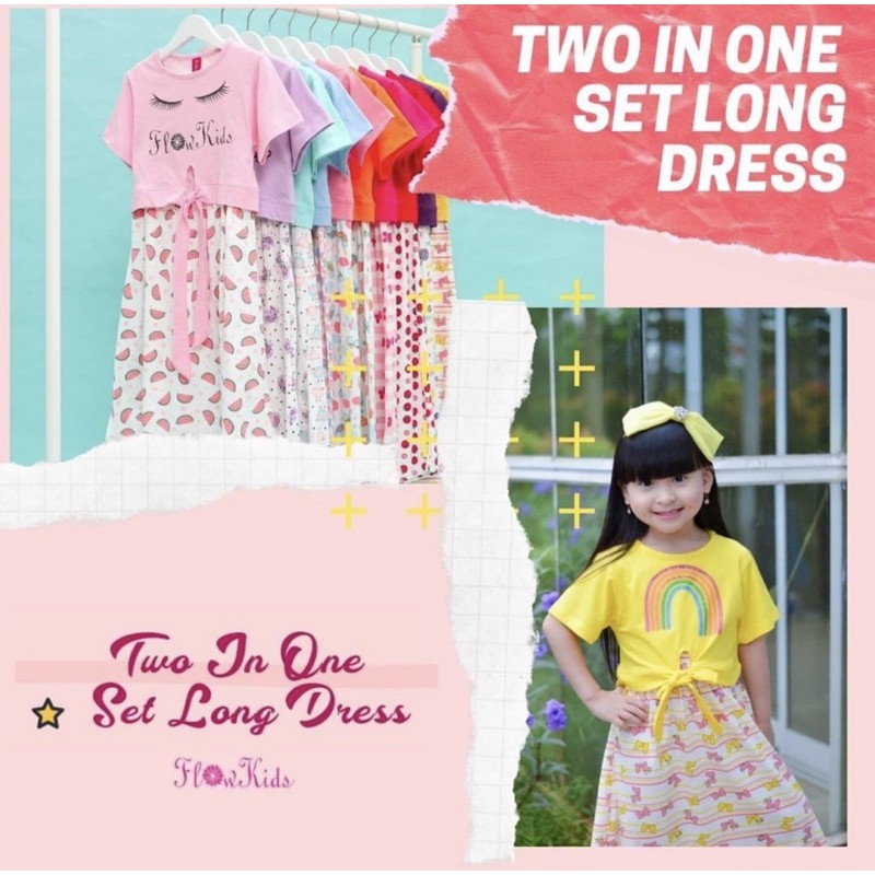 longdress flower kids dress Flowkids Fk 2in1 Set Longdress