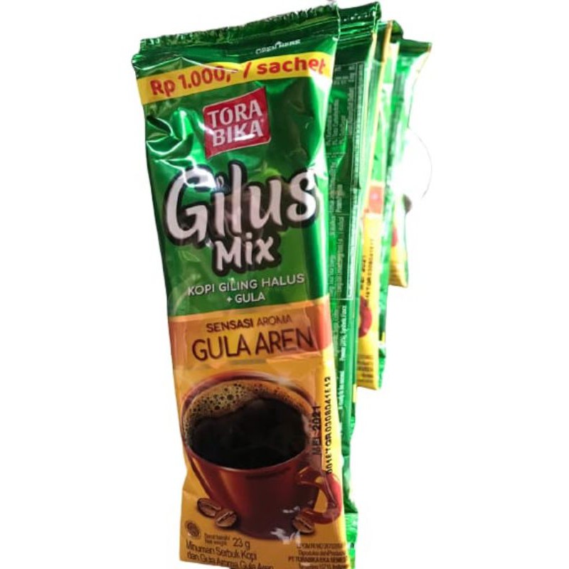 Kopi Torabika Gilus mix gula aren 23gr 1renceng @10pcs