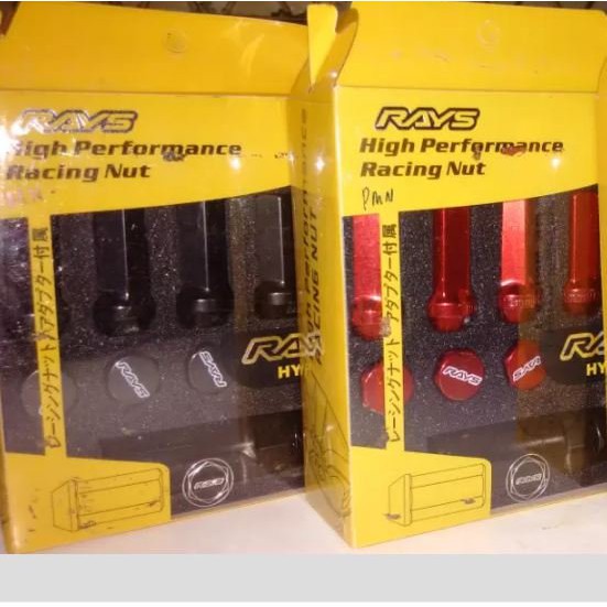 Lugnut Rays Hypernut 15 mm  Lug Nut Rays  Baut Roda Rays Nut