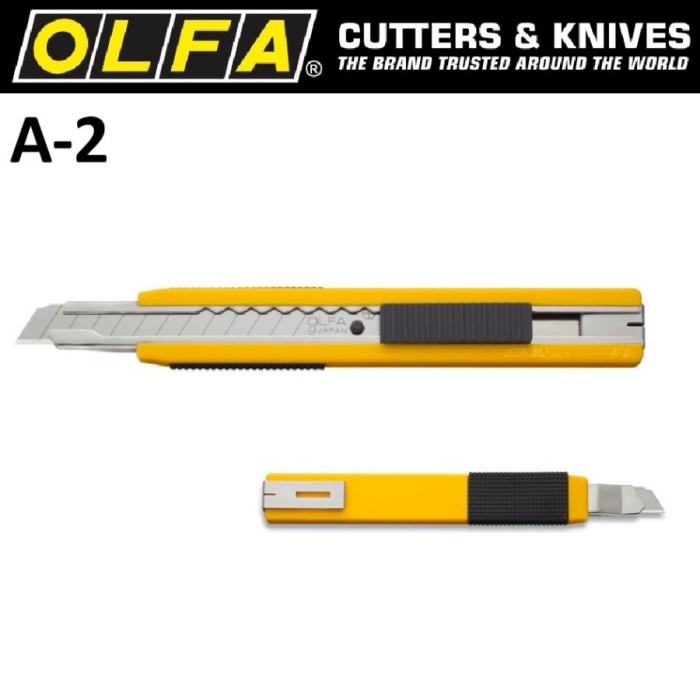 

Aman Cutter A-2 Olfa Pisau Cutter 9 Mm Snap-Off Blade Murah