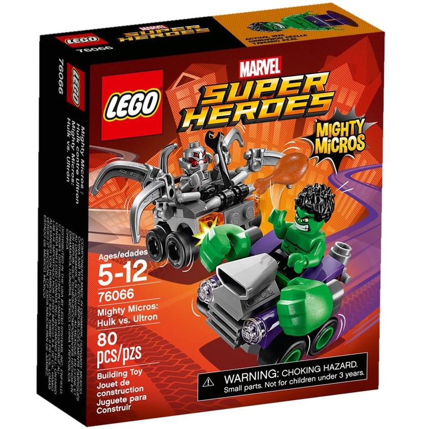 Toys LEGO Super Heroes Mighty Micros: Hulk vs. Ultron 76066