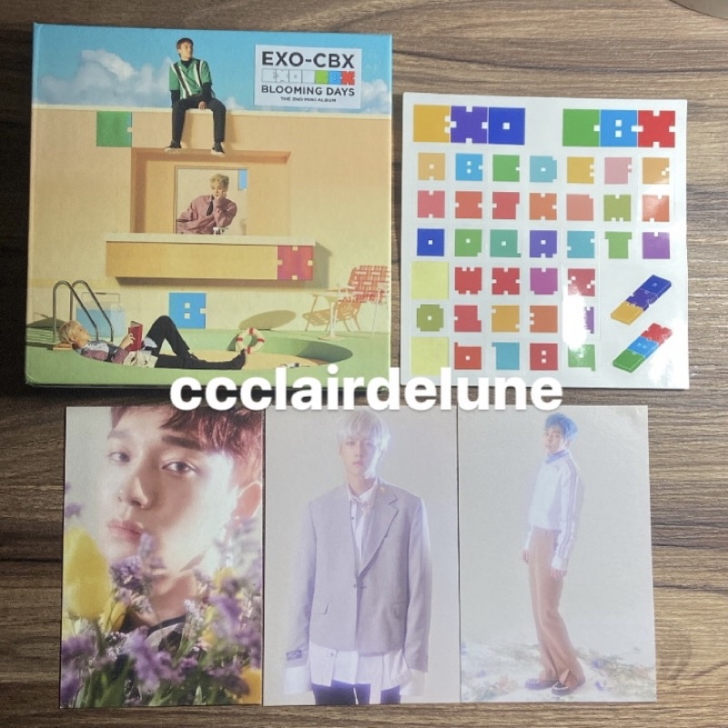 album blooming days exo cbx chen baekhyun xiumin only