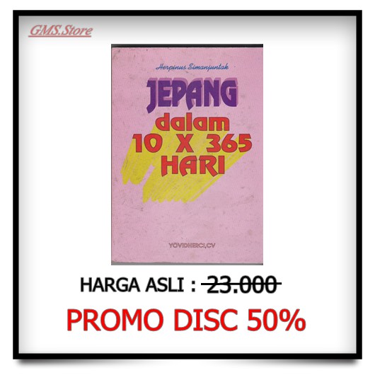 

Buku Bahasa JEPANG DALAM 10 X 365 HARI