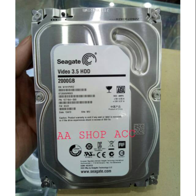 Hardisk HDD 2TB / 2000GB Seagate Video Garansi 1 Tahun