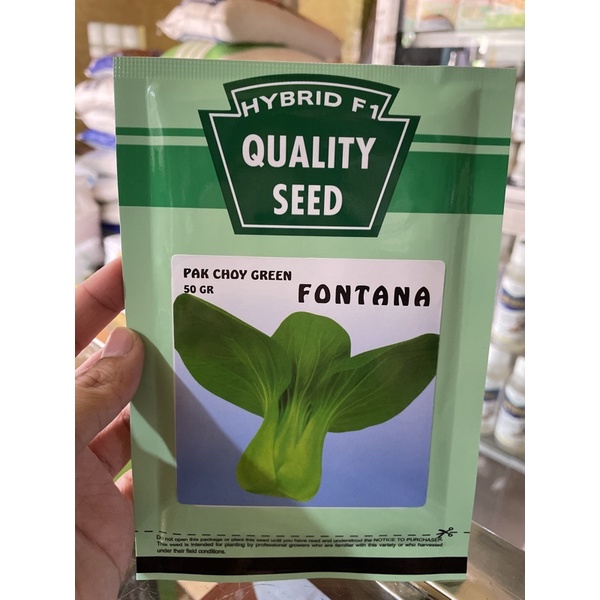 Fontana 50gr Benih Pakcoy Original & Tahan Cuaca
