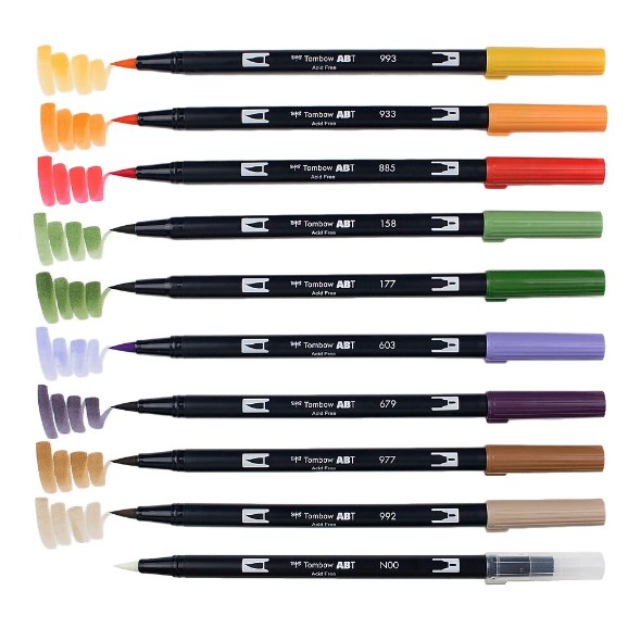 Tombow Dual Brush Pens Set - Secondary